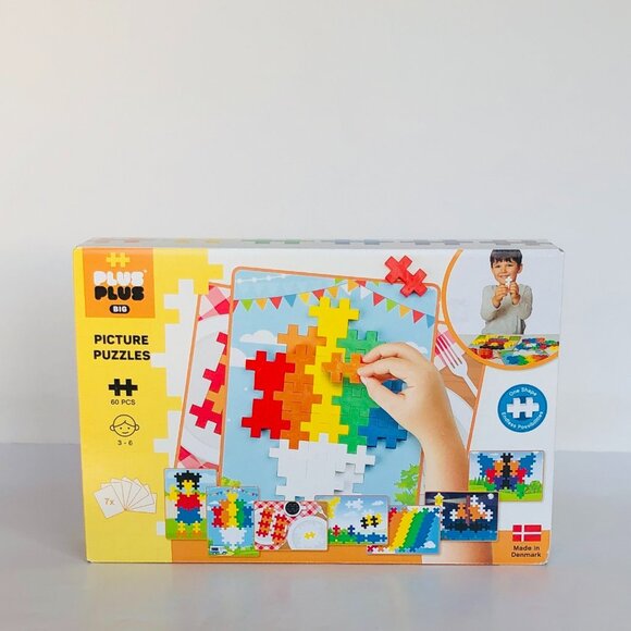 Plus Plus Big Picture Puzzles 60 Pieces Made in Denmark New Sealed - Picture 9 of 16